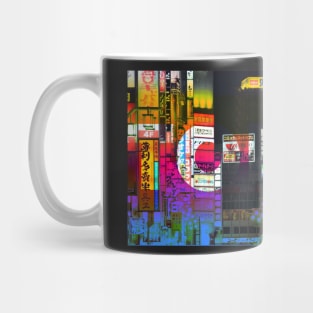 Bright Lights Of Neon Tokyo Mug